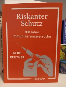 Buchcover von 'Riskanter Schutz', Engelsdorfer Verlag, Leipzig 2026. Foto: Sergej Perelman